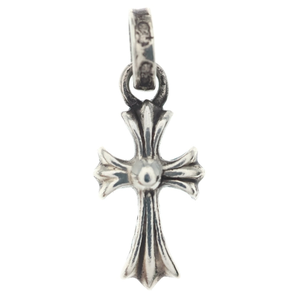 CHROME HEARTS(クロムハーツ) CRS BBYFAT P SAP ベイビーファットクロス PAVEサファイア ペンダントトップ シルバー BCA236