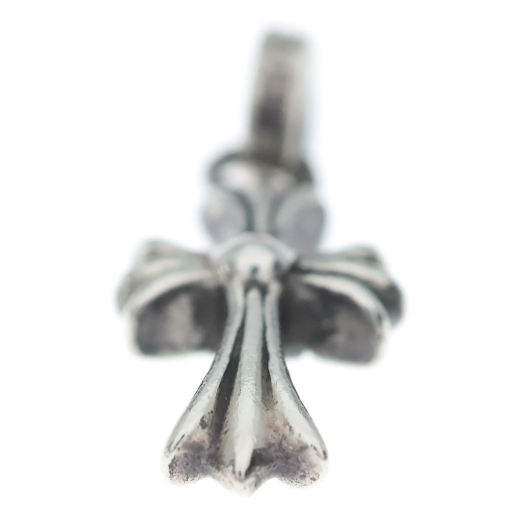 CHROME HEARTS(クロムハーツ) CRS BBYFAT P SAP ベイビーファットクロス PAVEサファイア ペンダントトップ シルバー BCA236