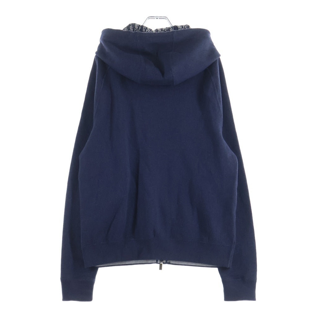 Christian Dior(クリスチャンディオール) 21AW ロゴ オブリーク トラックジャケット ジップアップ パーカー ネイビー 113M221AT225