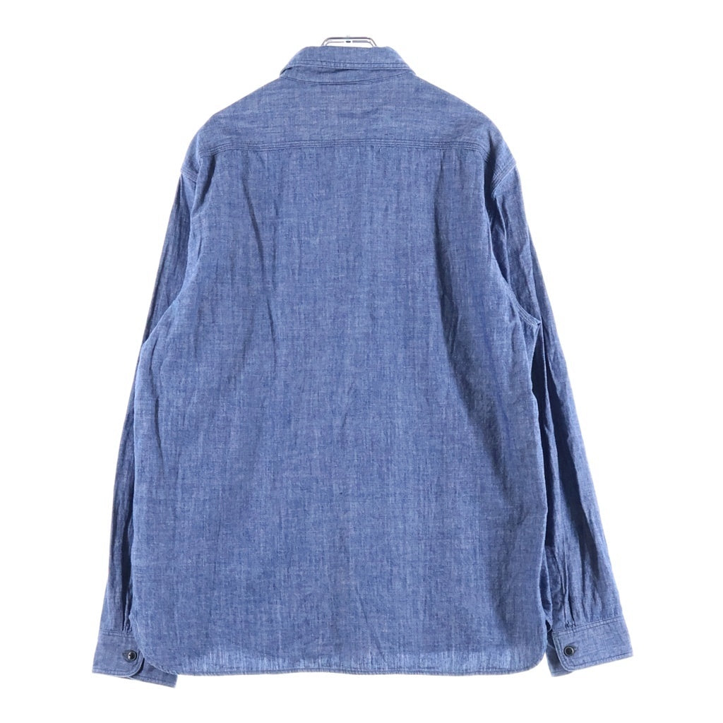 RRL(ダブルアールエル) 胸ポケット 長袖シャツ 0200011589 インディゴ