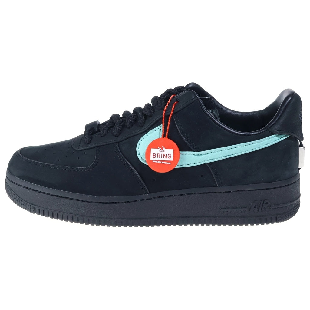 NIKE(ナイキ) ×TIFFANY&CO AIR FORCE 1 LOW 1837 DZ1382-001 ×ティファニー エアフォース1 ローカットスニーカー シューズ US8.5/26.5cm ブラック/ブルー