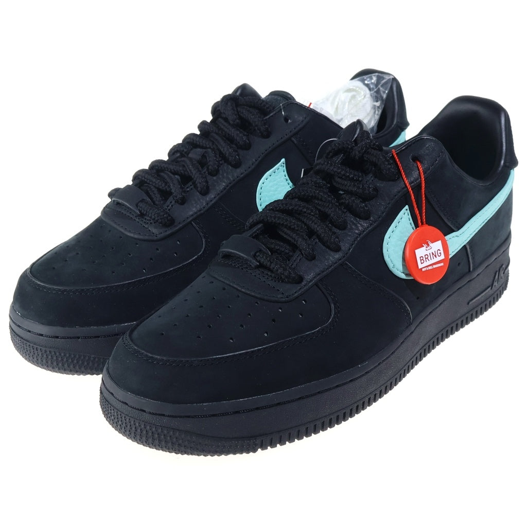 NIKE(ナイキ) ×TIFFANY&CO AIR FORCE 1 LOW 1837 DZ1382-001 ×ティファニー エアフォース1 ローカットスニーカー シューズ US8.5/26.5cm ブラック/ブルー