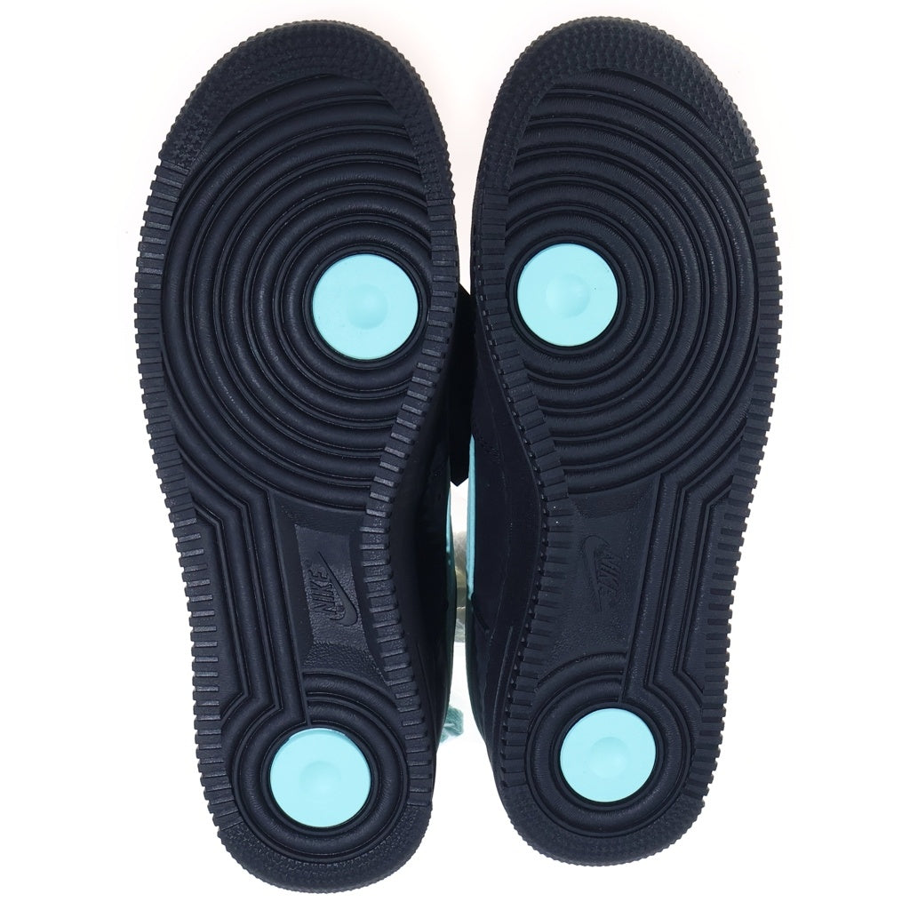 NIKE(ナイキ) ×TIFFANY&CO AIR FORCE 1 LOW 1837 DZ1382-001 ×ティファニー エアフォース1 ローカットスニーカー シューズ US8.5/26.5cm ブラック/ブルー