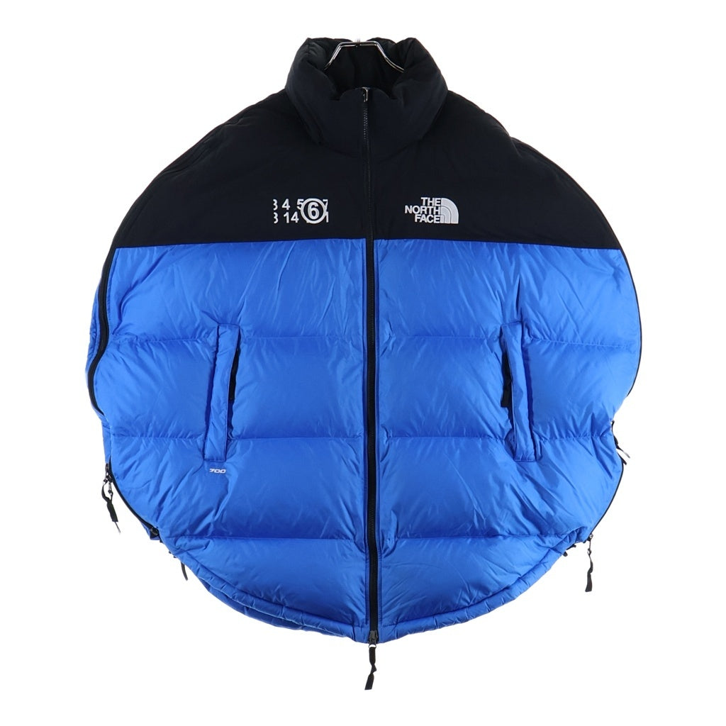THE NORTH FACE(ザノースフェイス) ×MM6 Maison Margiela Circle Nuptse Jacket サークル ヌプシジャケット ダウン ブラック/ブルー NF0A5533