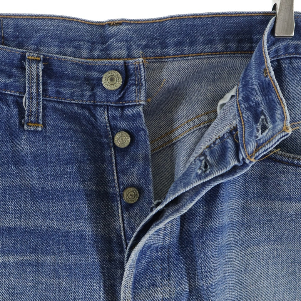 Levi's(リーバイス) 70s VINTAGE 501 66後期 ボタン裏6 ストレートデニムパンツ インディゴ