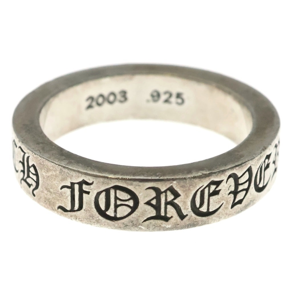 CHROME HEARTS(クロムハーツ) 6mm SPACER FOREVER 6mmスペーサーリング フォーエバーシルバーBCA337