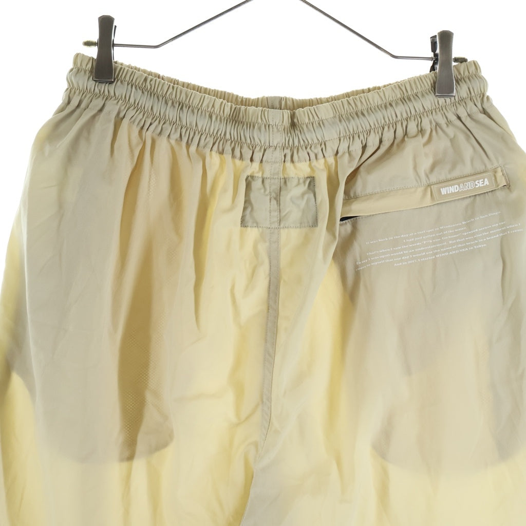 WIND AND SEA(ウィンダンシー) 20SS NYLON SHORTS WDS-20S2-PT-01 ナイロン ショーツ ハーフパンツ ベージュ