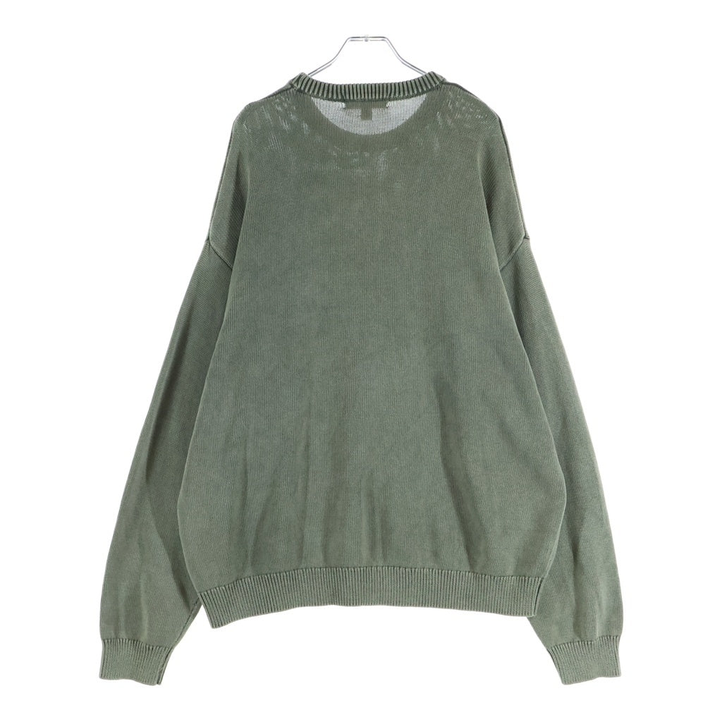 SUPREME(シュプリーム) 26SS Overdyed Raised Sweater オーバーダイ レイズド スウェット 長袖 ニット カーキ