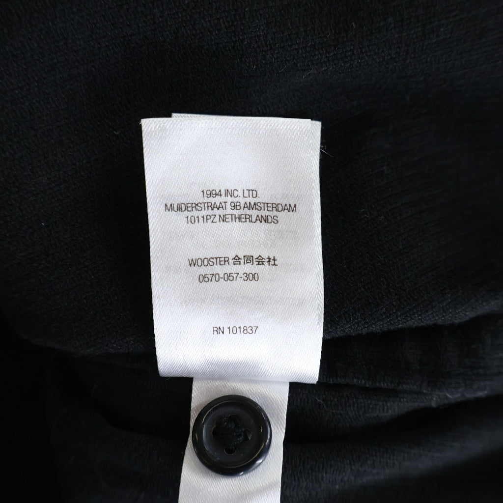 SUPREME(シュプリーム) 21AW Gonz Corduroy Work Shirt ロゴワッペン付き 長袖シャツ コーデュロイ ブラック