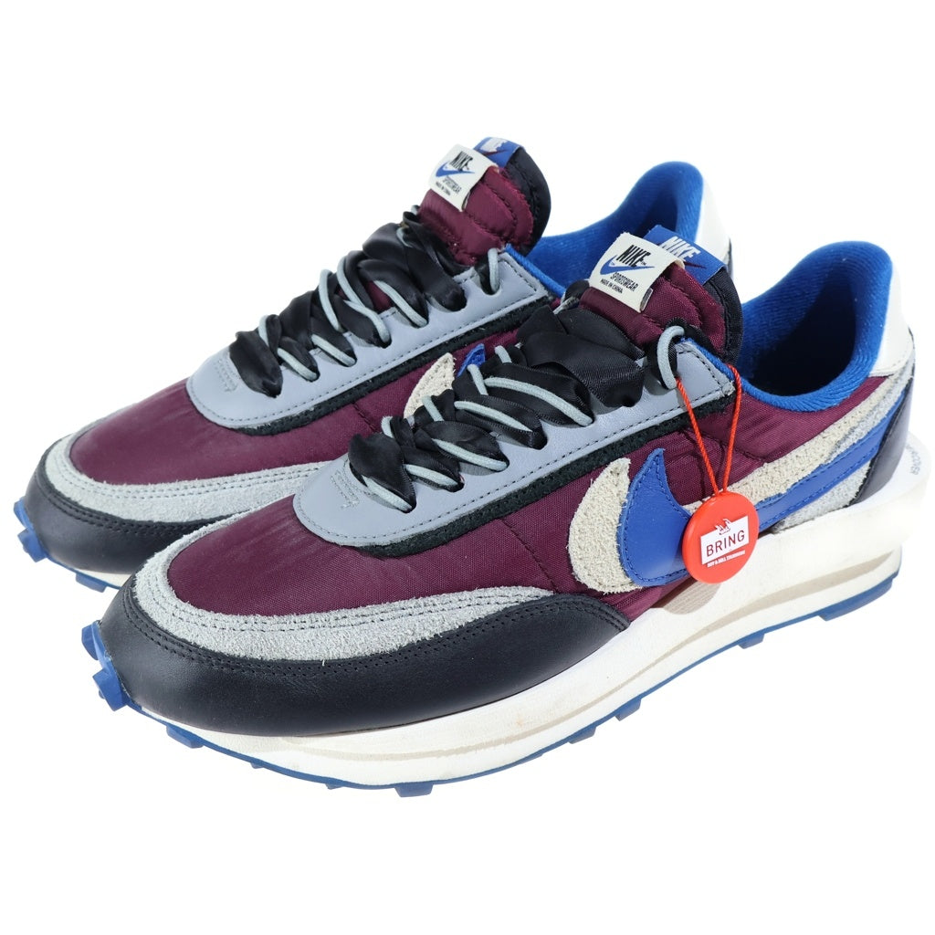 NIKE(ナイキ) ×UNDERCOVER ×sacai Waffle Night Maroon/Pale Ivory-Ground Grey-Team Royal DJ4877-600 ×アンダーカバー ×サカイ LD ワッフル ローカットスニーカー US9.5/27.5cm