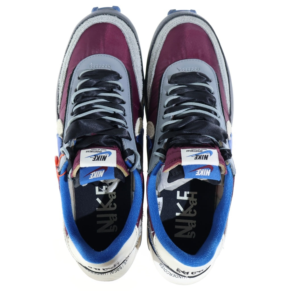 NIKE(ナイキ) ×UNDERCOVER ×sacai Waffle Night Maroon/Pale Ivory-Ground Grey-Team Royal DJ4877-600 ×アンダーカバー ×サカイ LD ワッフル ローカットスニーカー US9.5/27.5cm