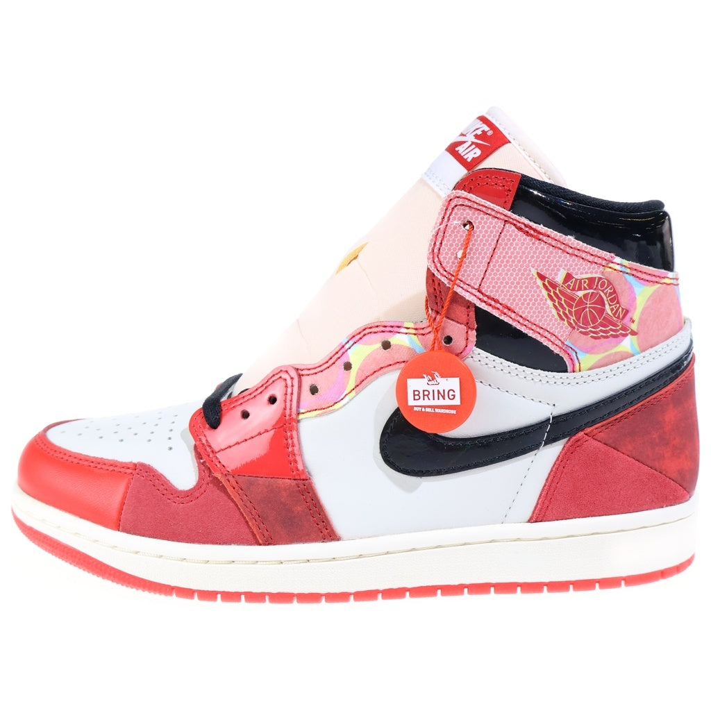 NIKE(ナイキ) ×Spider-Man Air Jordan 1 Retro High DV1748-601 ×スパイダーマン エアジョーダン1 レトロ ハイ OG SP ハイカットスニーカー シューズ US9.5/27.5cm レッド/ホワイト