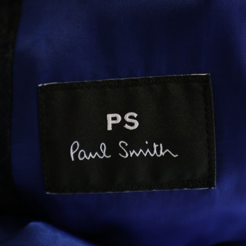 Paul Smith(ポールスミス) チェック柄 チェスターコート ウール PY-BM-87030 ブラック