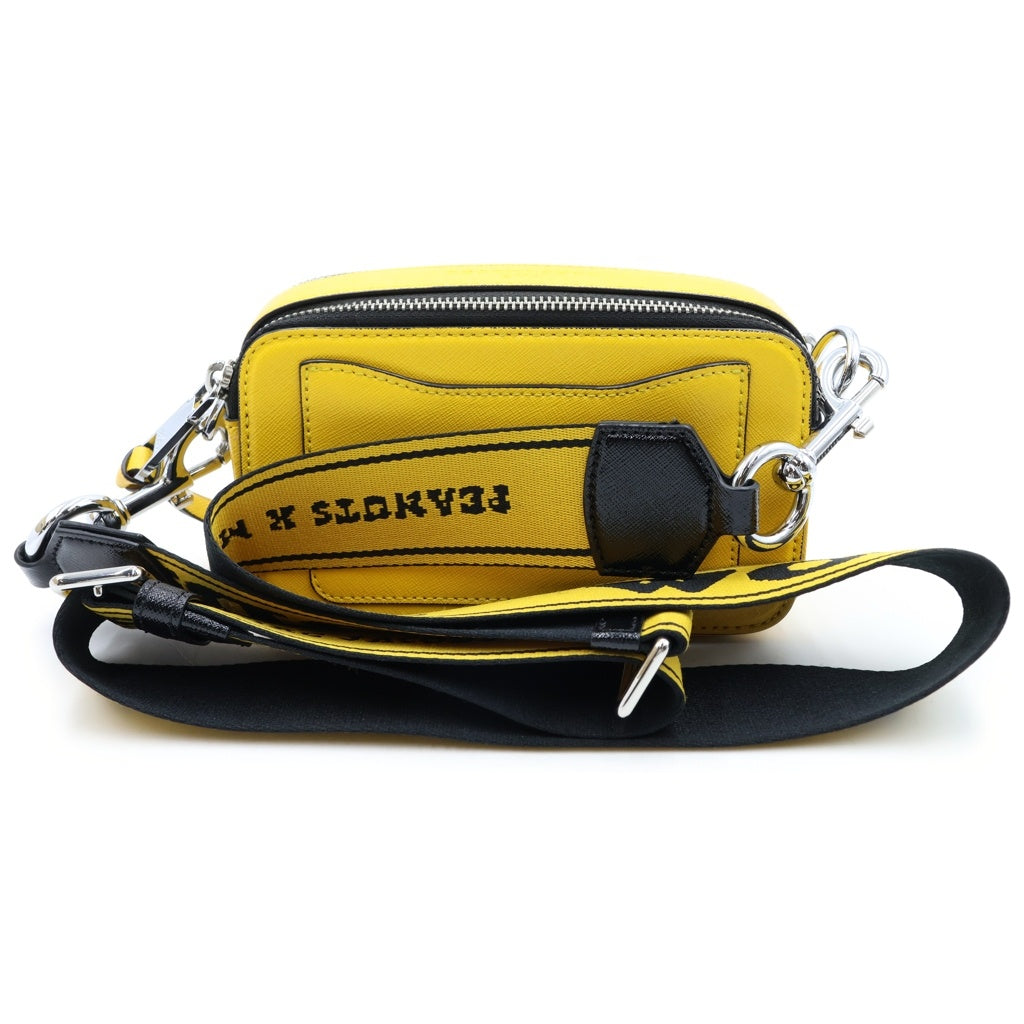 MARC JACOBS(マークジェイコブス) ×PEANUTS THE SNAPSHOT M0016815 ピーナッツ ザスナップショット ショルダー カメラバッグ イエロー レディース