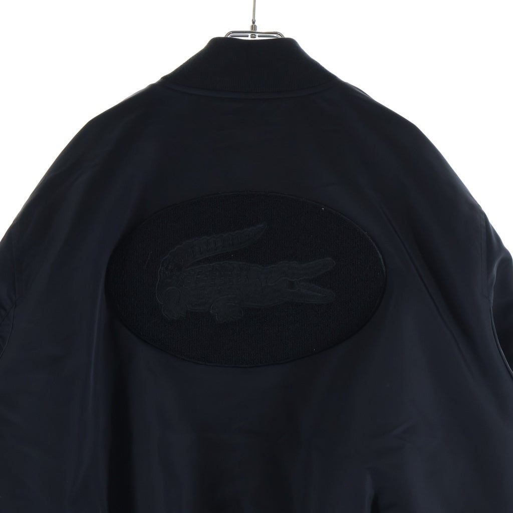LACOSTE(ラコステ) フェルトロゴ MA-1 ジャケット BH1158 ブラック