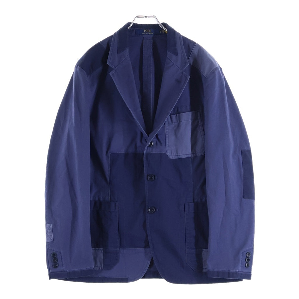 POLO RALPH LAUREN(ポロラルフローレン) パッチワーク ジャケット テーラード ネイビー