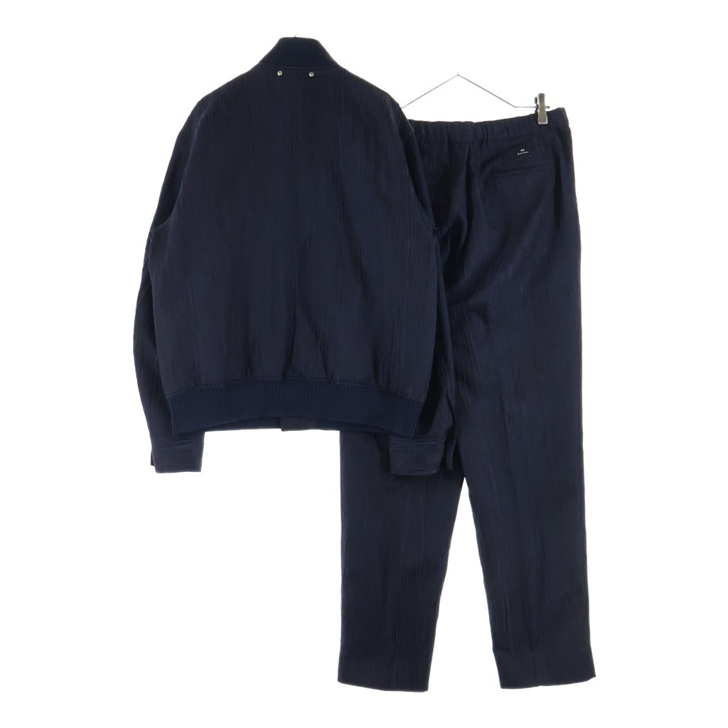 Paul Smith(ポールスミス) Graphic Pattern Bomber Jacket Set Up Pants グラフィック パターン ボンバージャケット セットアップ パンツ ネイビー