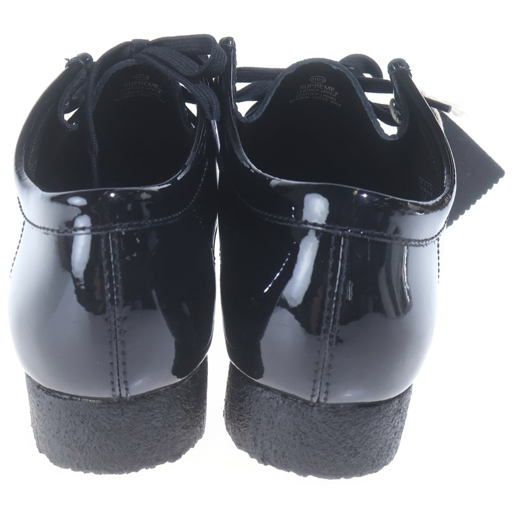 SUPREME(シュプリーム) 25SS ×CLARKS PATENT LEATHER WALLABEE クラークス パテントレザー ワラビー ローカットシューズ US10.5/28.5cm ブラック