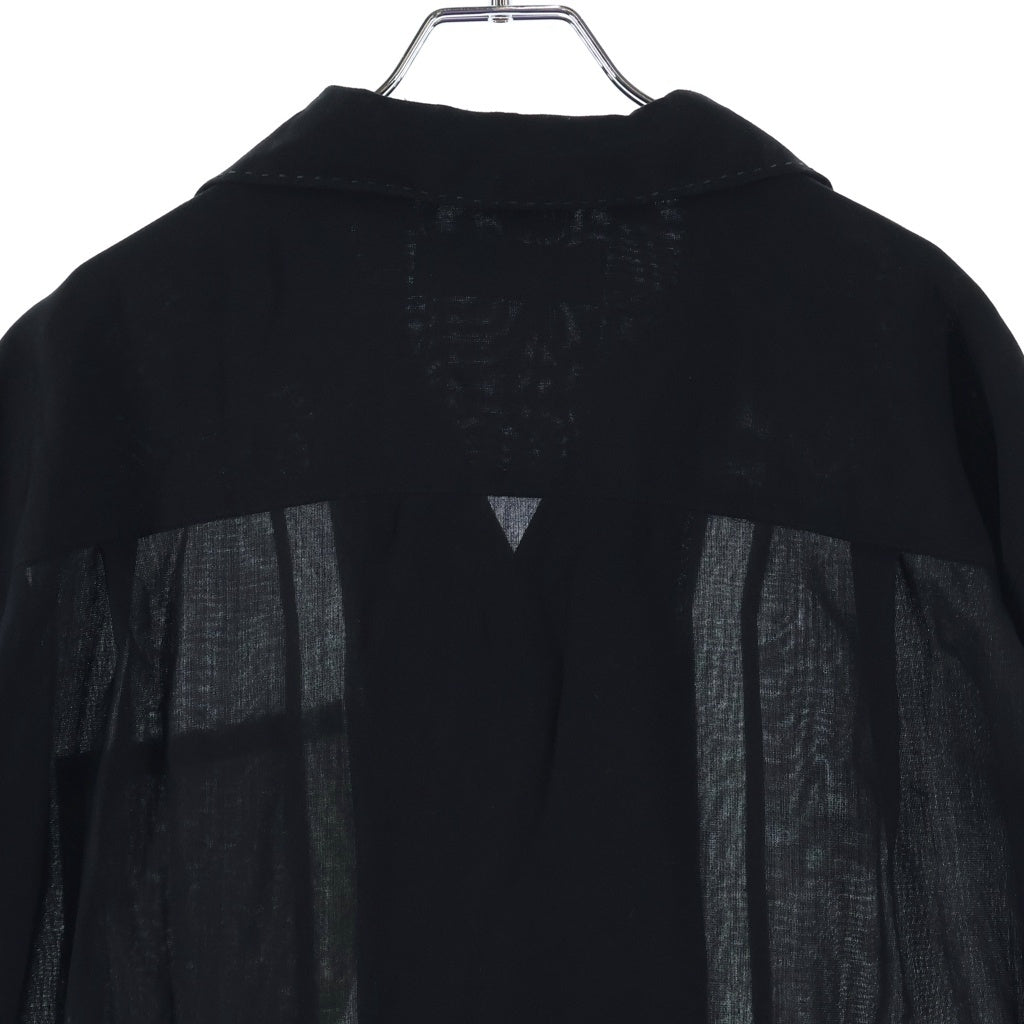 WACKO MARIA(ワコマリア) SWITCHING SHIRT 26SS-WMS-OC02 スイッチング シャツ 半袖 ブラック/グレー