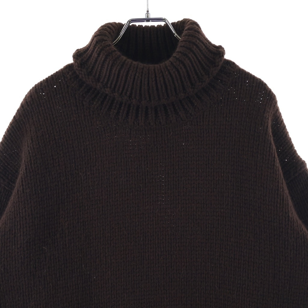 JIL SANDER(ジルサンダー) タートルネック ニット セーター JSMT759044-MTY21728 ブラウン