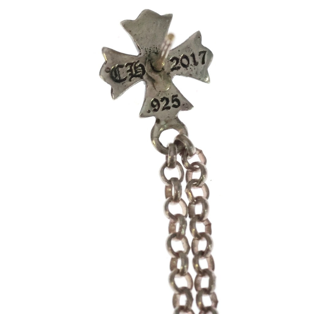 CHROME HEARTS(クロムハーツ) CHAIN DROP DICE 2/チェーンドロップダイス ピアス シルバー