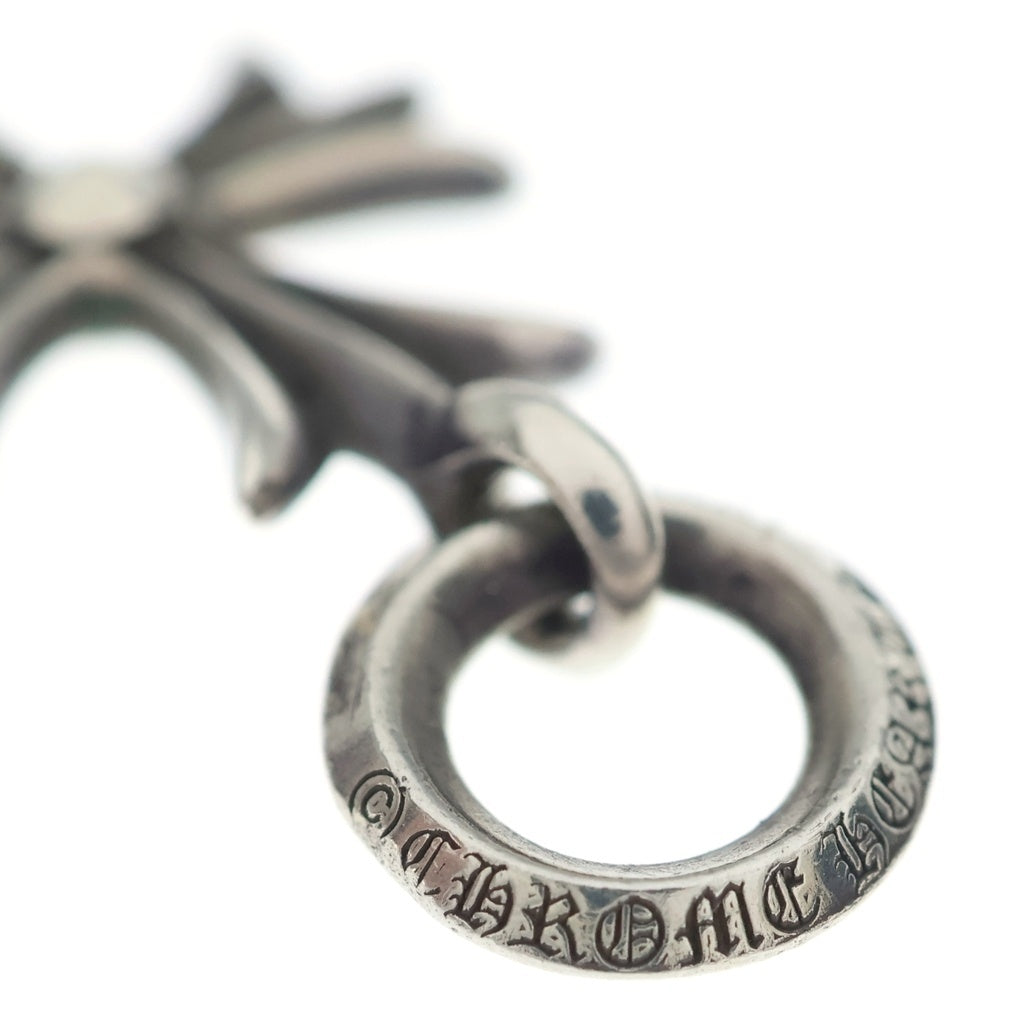 CHROME HEARTS(クロムハーツ) TINY CH CROSS タイニーCHクロス チャーム ネックレストップ シルバー BCA382