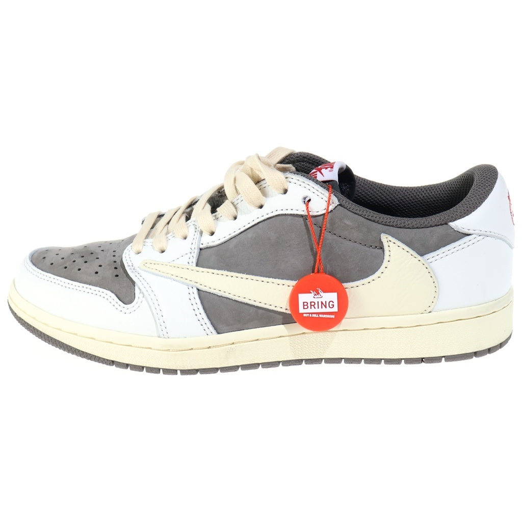 NIKE(ナイキ) ×Travis Scott Air Jordan 1 Low Reverse Mocha/Sail and Ridgerock DM7866-162 エアジョーダン1 ローカットスニーカー US9/27.0cm