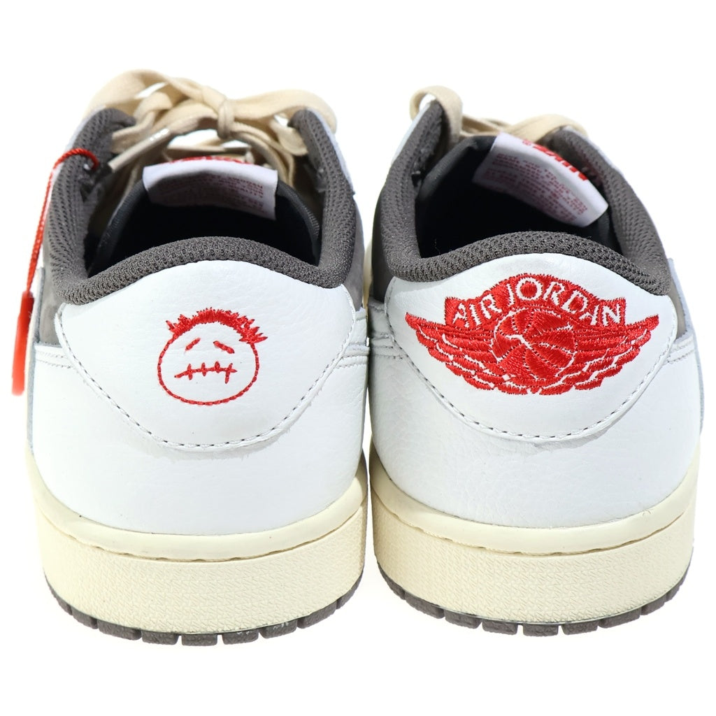 NIKE(ナイキ) ×Travis Scott Air Jordan 1 Low Reverse Mocha/Sail and Ridgerock DM7866-162 エアジョーダン1 ローカットスニーカー US9/27.0cm