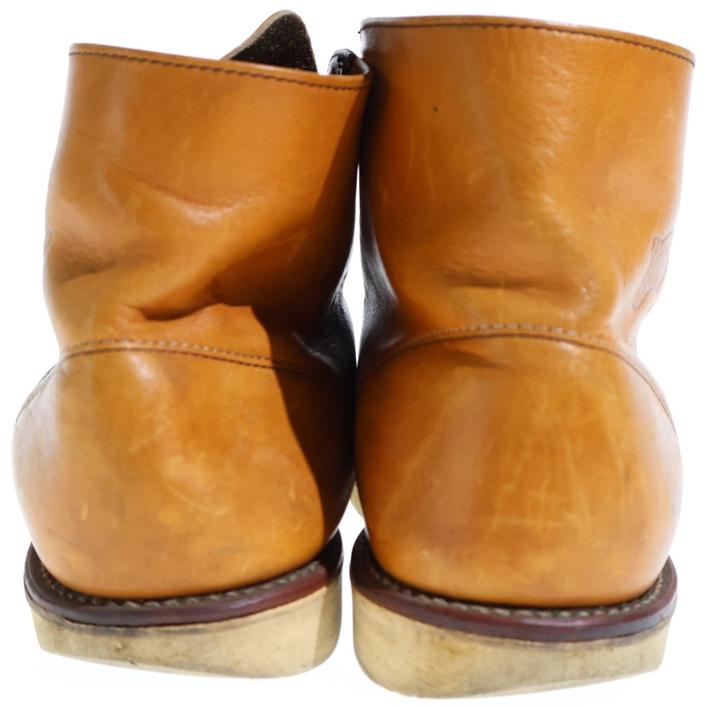 RED WING(レッド ウイング) プレーントゥ アイリッシュセッター 刺繍羽タグ レザーブーツ 9107