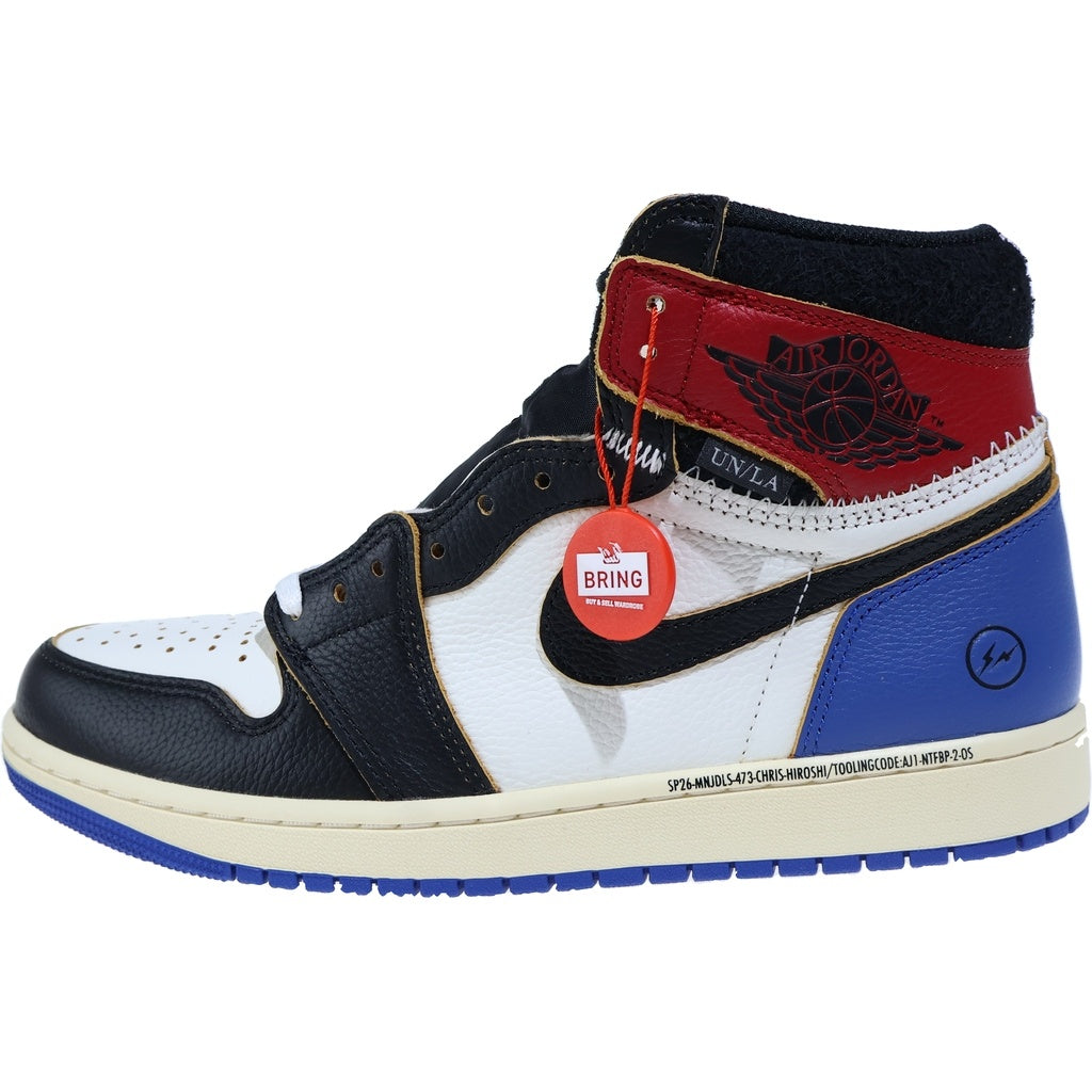 NIKE(ナイキ) ×fragment design × UNION Air Jordan 1 High Black/Varsity Red IO7847-002 エアジョーダン1 OG ハイカットスニーカー US9/27.0cm