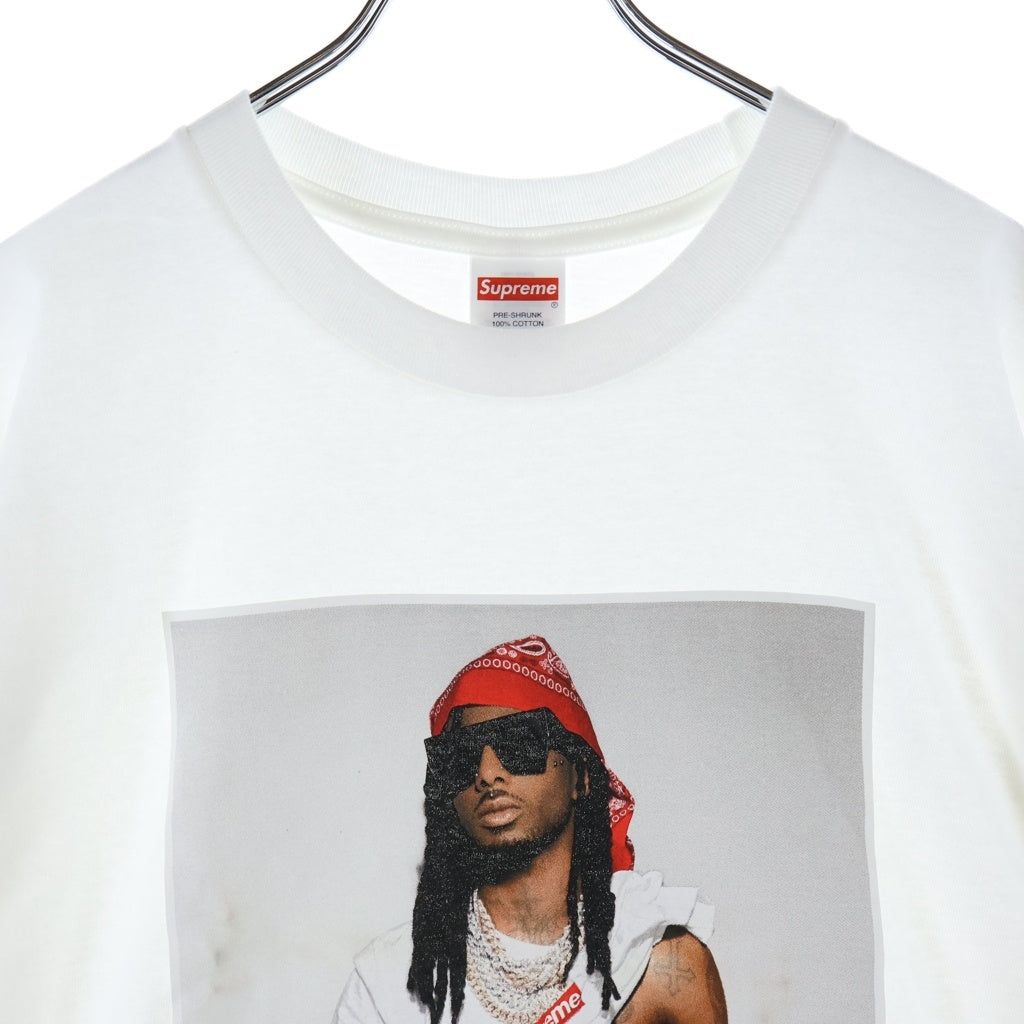 SUPREME(シュプリーム) 25AW Playboi Carti Tee プレイボーイカルティ ボックスロゴ フォト 半袖Tシャツ カットソー ホワイト