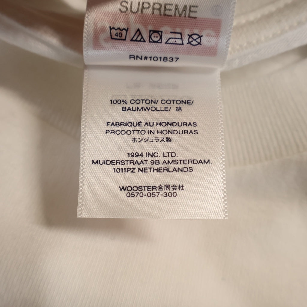 SUPREME(シュプリーム) 25AW Playboi Carti Tee プレイボーイカルティ ボックスロゴ フォト 半袖Tシャツ カットソー ホワイト