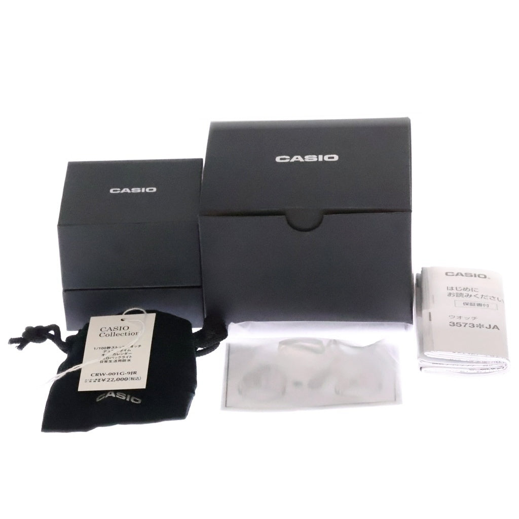 CASIO(カシオ) Ring Watch リングウォッチ SS/QZ GP 黒文字盤 デジタル ゴールド CRWー001