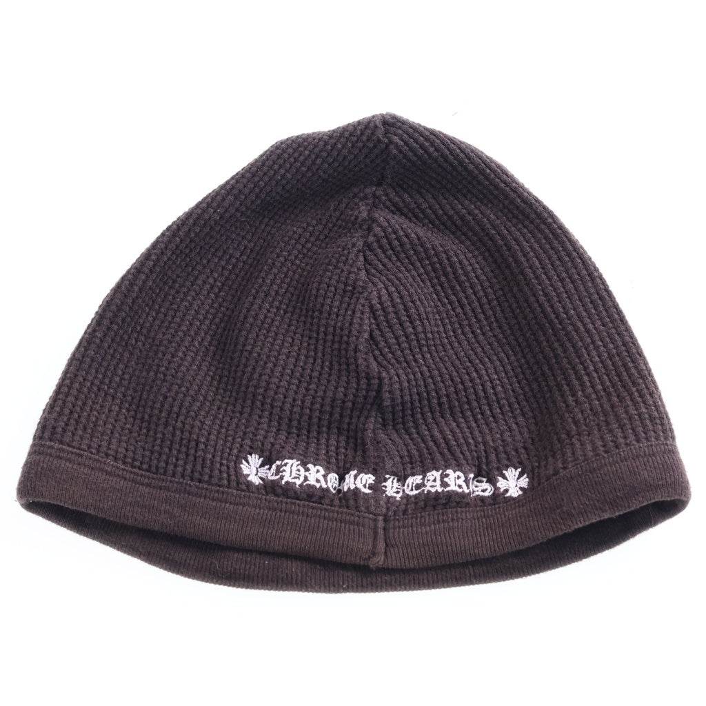 CHROME HEARTS(クロムハーツ) OLD THERMAL BEANIE オールド CHブラス刺繍 サーマル ビーニー ニット帽 ブラック