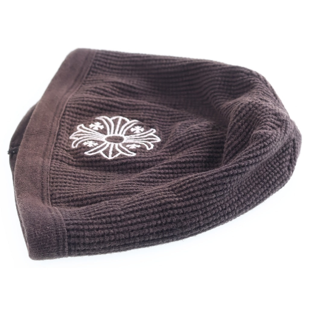 CHROME HEARTS(クロムハーツ) OLD THERMAL BEANIE オールド CHブラス刺繍 サーマル ビーニー ニット帽 ブラック