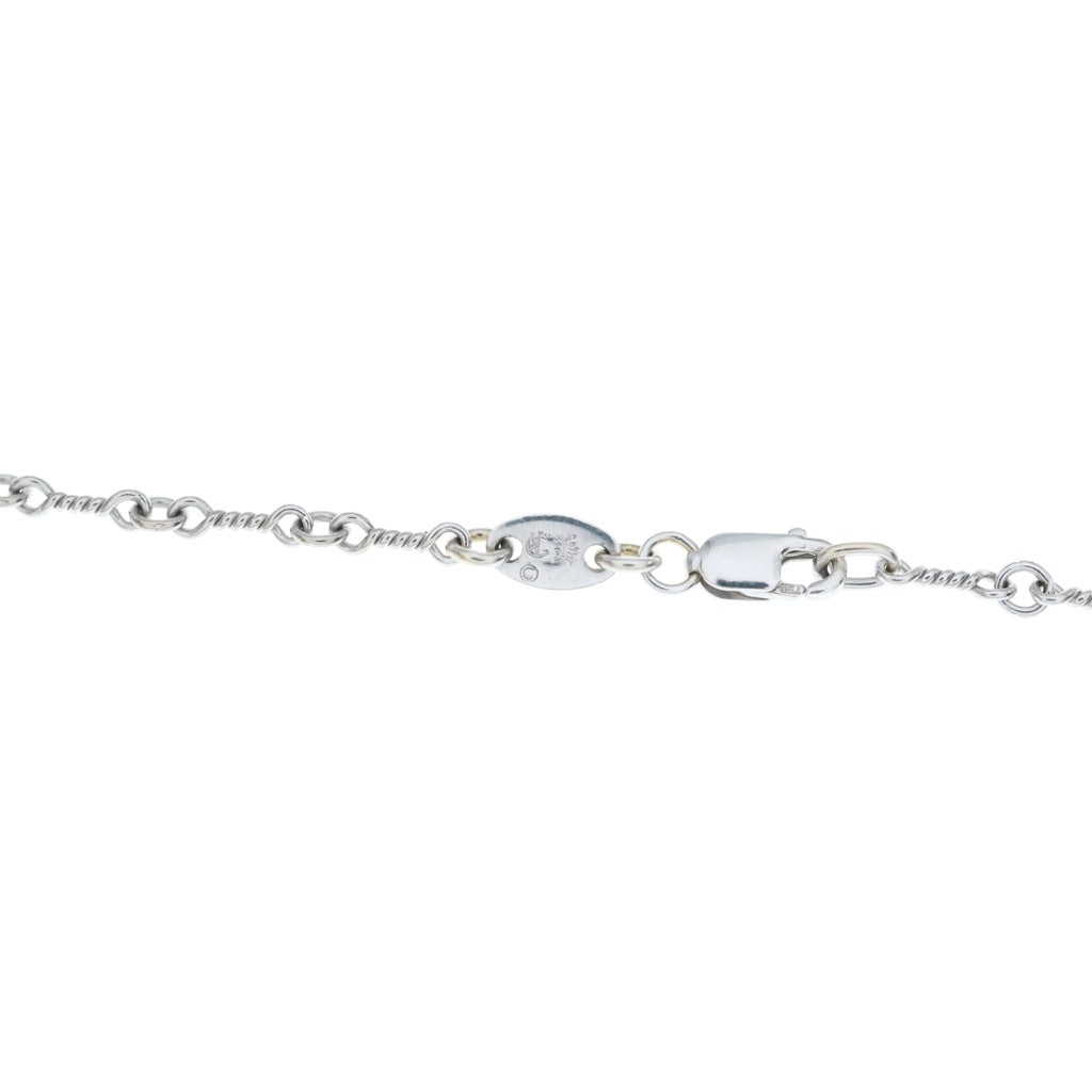CHROME HEARTS(クロムハーツ) 18KWG NECKCHAIN T16 ツイストチェーンネックレス 16inch ホワイトゴールド BCA001