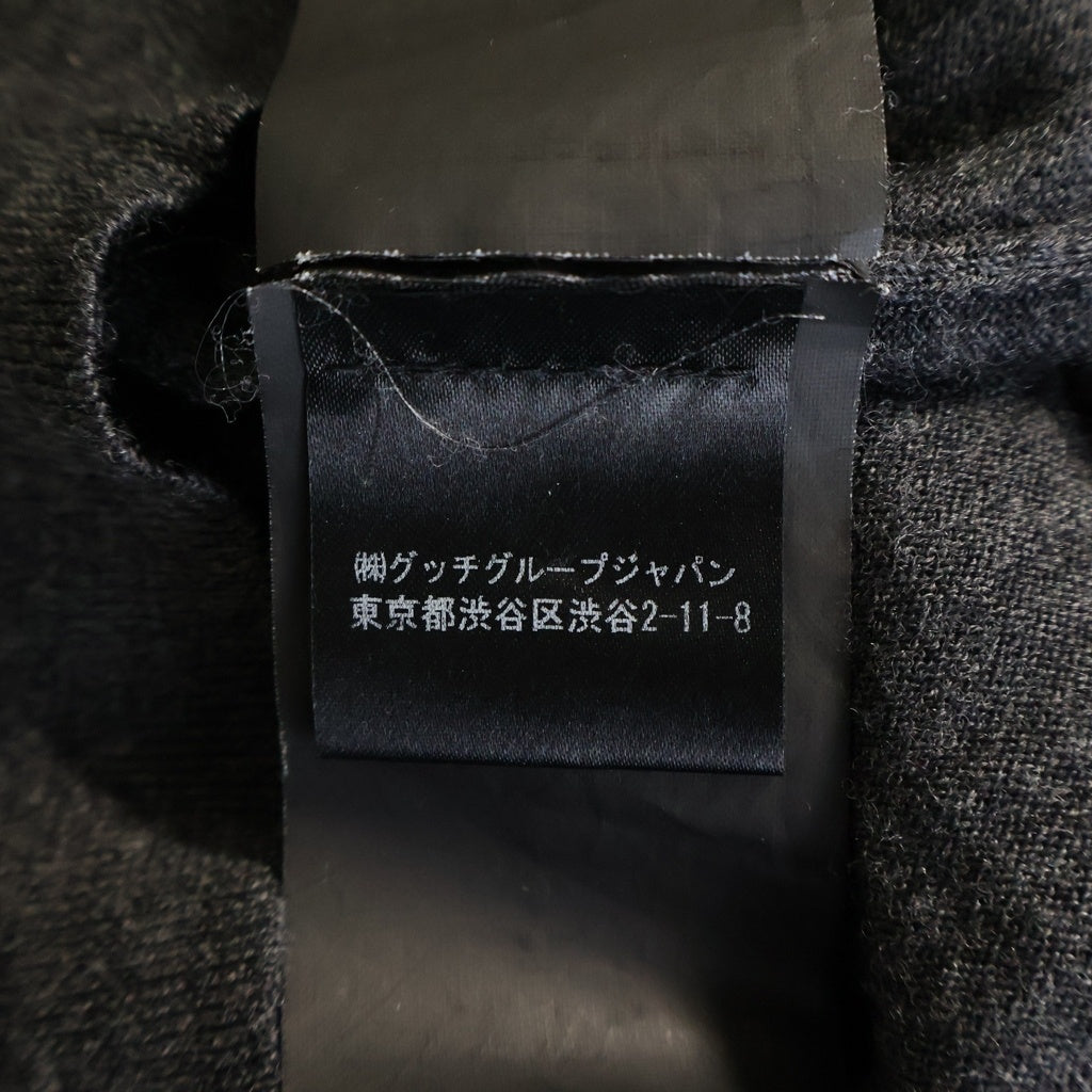 SAINT LAURENT PARIS(サンローランパリ) 13SS Vネック ウールニット 313837 ダークグレー