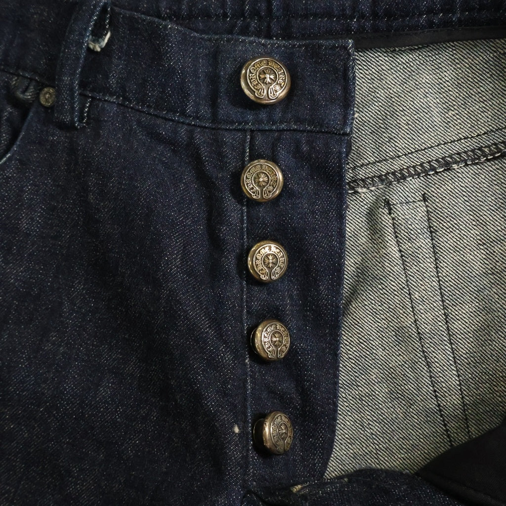 CHROME HEARTS(クロムハーツ) OLD FLEURKNEE DNM PANTS オールド フレアニー デニムパンツ インディゴ