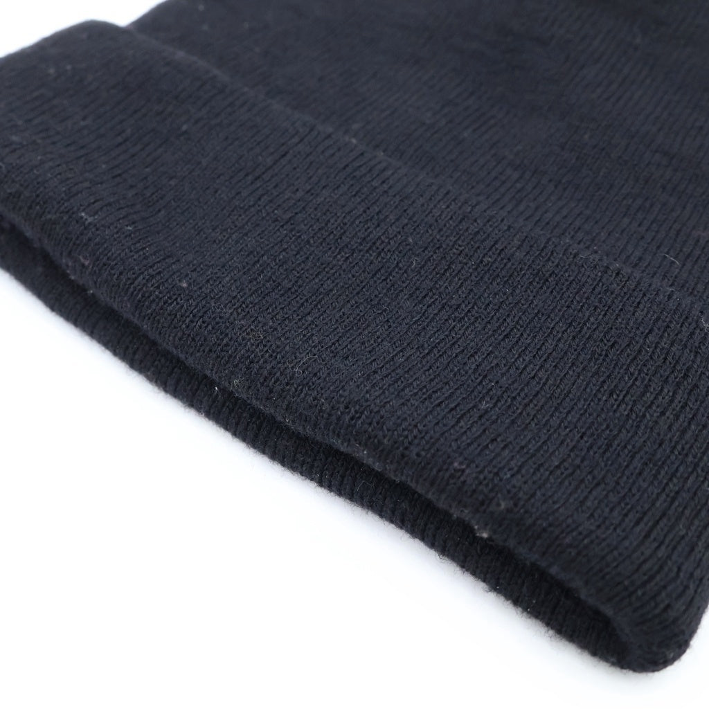 CHROME HEARTS(クロムハーツ) OLD WATCH CAP CHロゴ刺繍 ビーニー ニット帽 帽子 ブラック