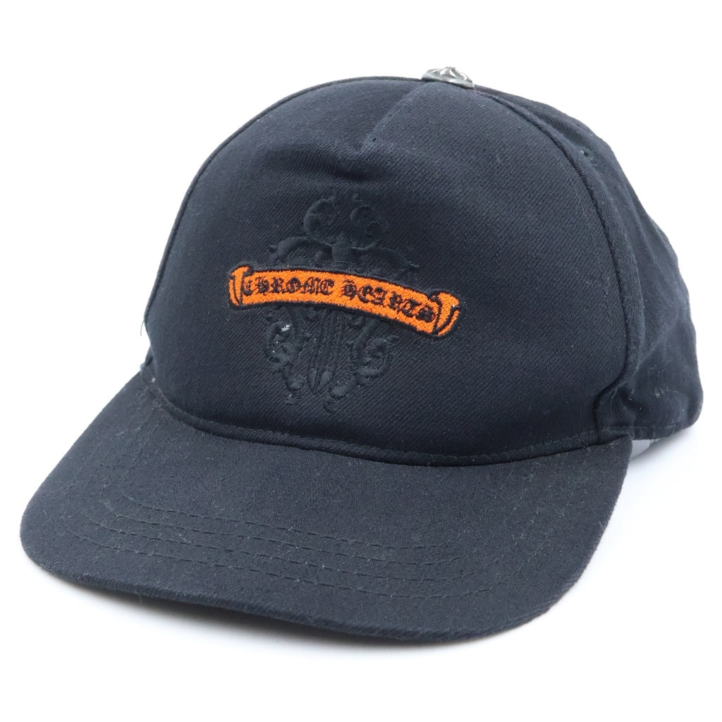 CHROME HEARTS(クロムハーツ) TRUCKER CAP デニムトラッカー ヴァインダガー刺繍 キャップ 帽子 ブラック