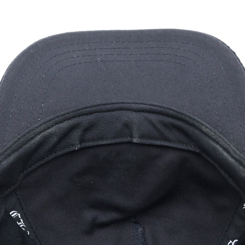 CHROME HEARTS(クロムハーツ) TRUCKER CAP デニムトラッカー ヴァインダガー刺繍 キャップ 帽子 ブラック