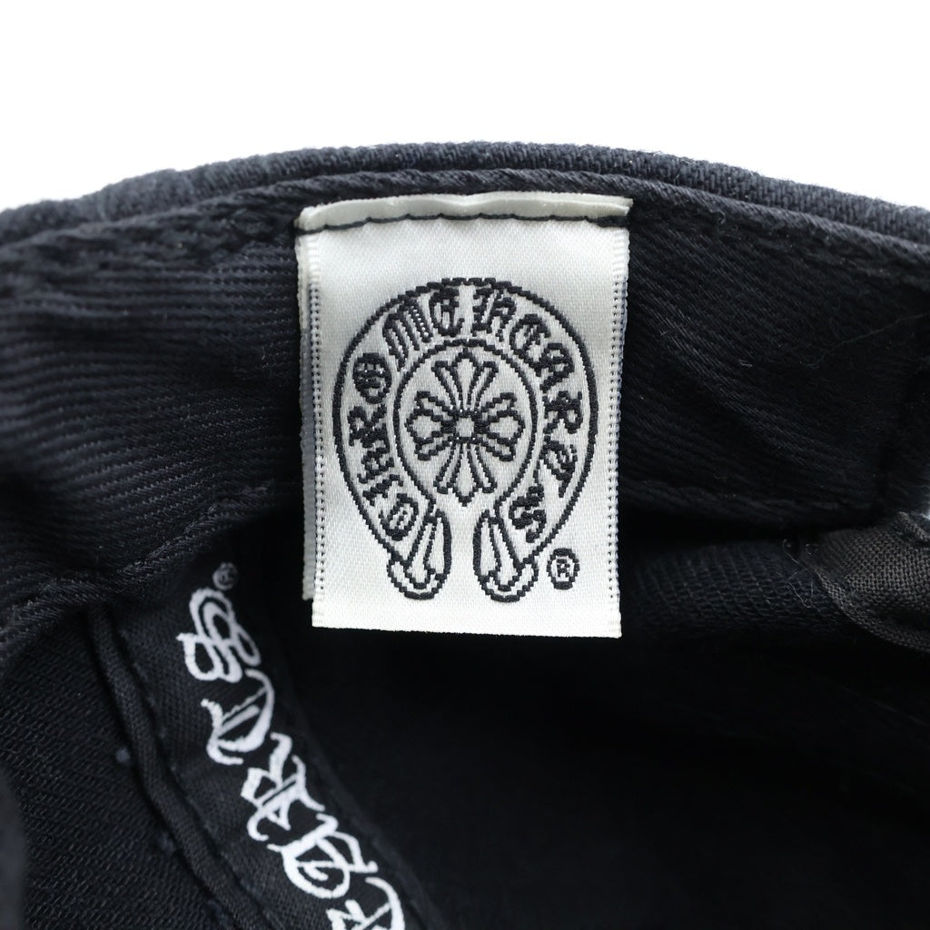 CHROME HEARTS(クロムハーツ) TRUCKER CAP デニムトラッカー ヴァインダガー刺繍 キャップ 帽子 ブラック