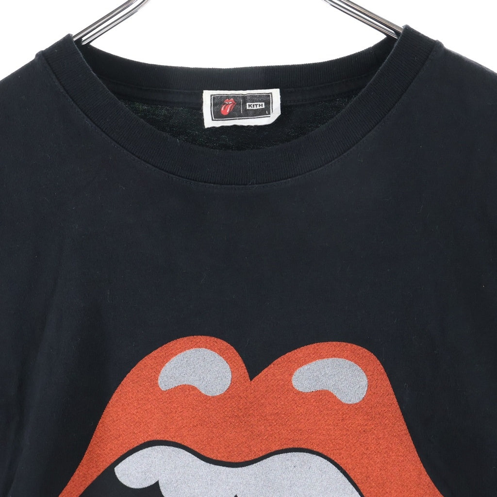 KITH(キス) x The Rolling Stones Monogram Tongue Tee Black ザローリングストーンズ モノグラム タン Tシャツ ブラック