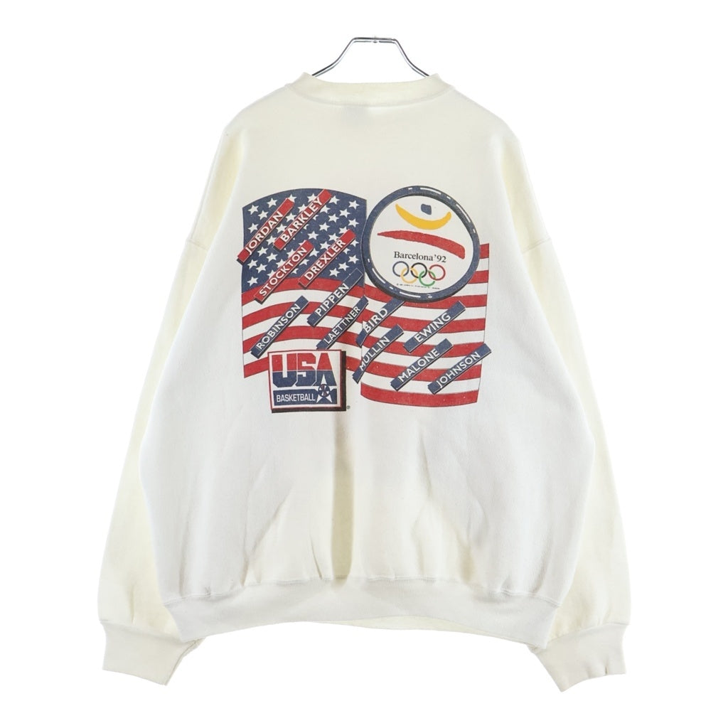 VINTAGE(ヴィンテージ) 1992 Dream team Sweatshirt バルセロナオリンピック ドリームチーム スウェット ホワイト