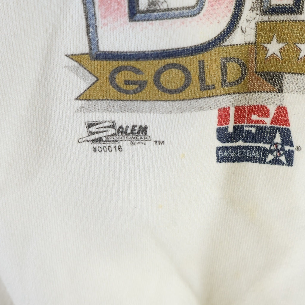 VINTAGE(ヴィンテージ) 1992 Dream team Sweatshirt バルセロナオリンピック ドリームチーム スウェット ホワイト