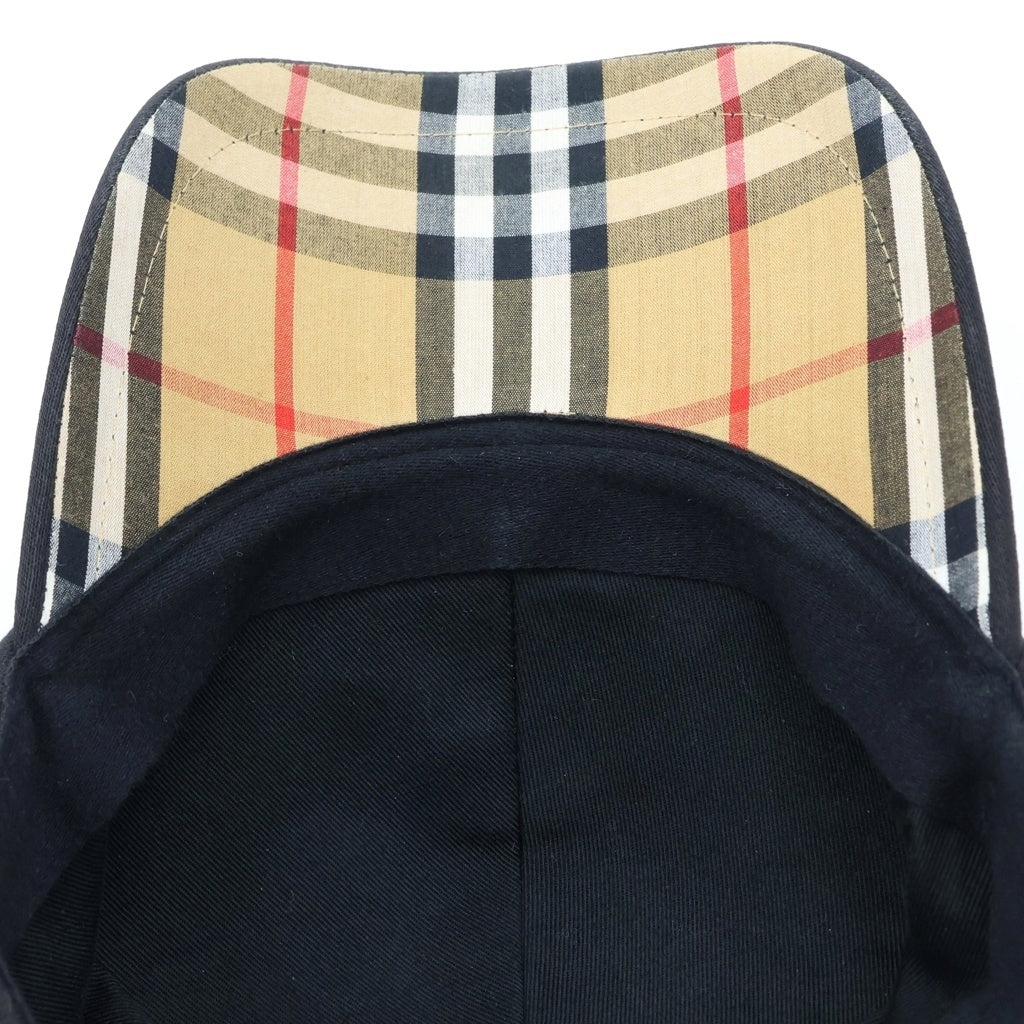 BURBERRY(バーバリー) TBアナグラム ベースボールキャップ 帽子 ロゴ ブラック 8010946