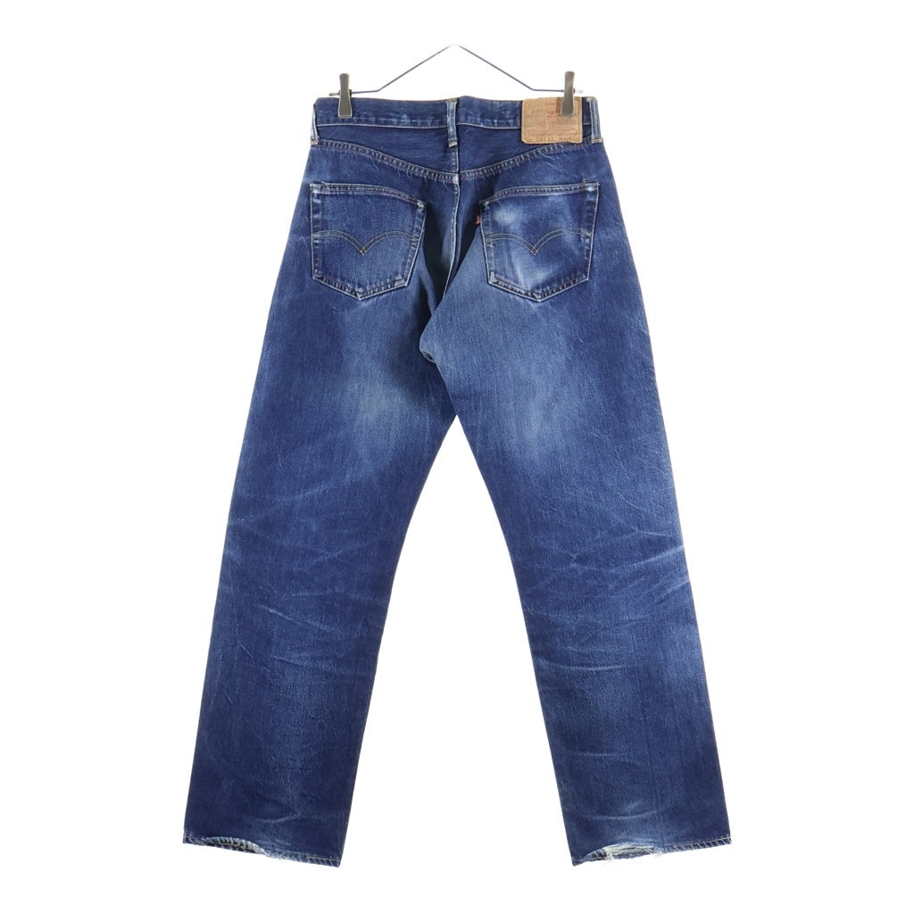 Levi's(リーバイス) 00s VINTAGE 501XX 復刻 USA製 BIGE ボタン裏555 バレンシア工場 ストレートデニムパンツ インディゴ
