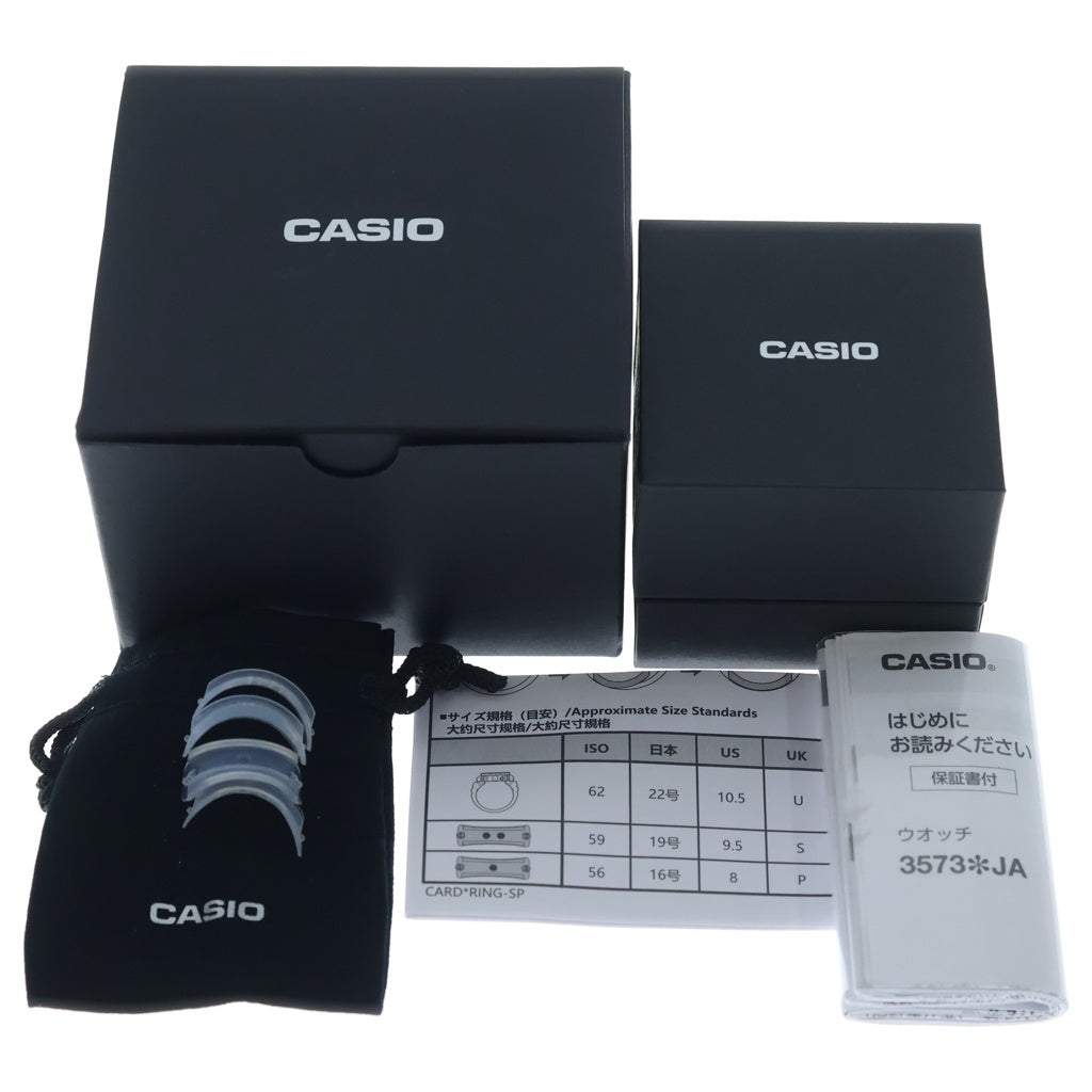 CASIO(カシオ) Ring Watch Stainless Steel CRW-001 リングウォッチ ステンレススチール シルバー