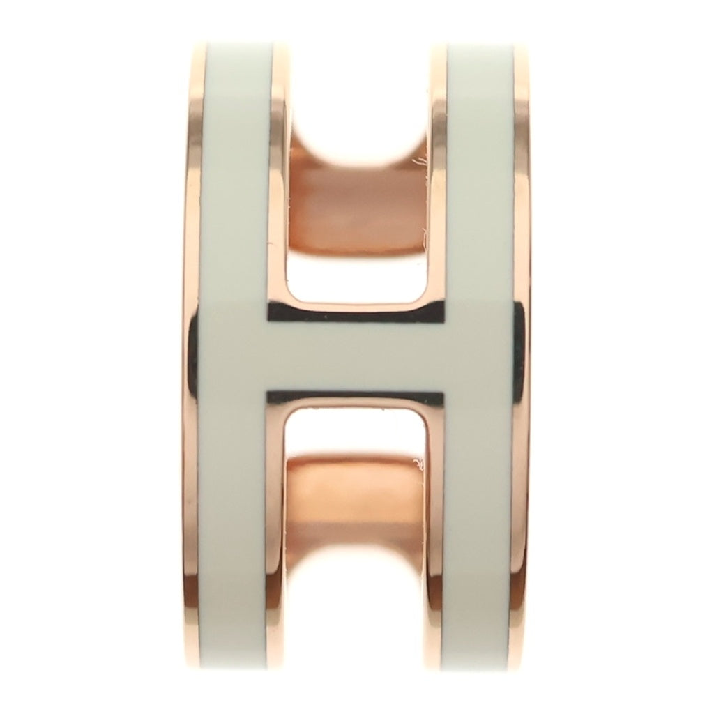 HERMES(エルメス) ポップアッシュ Hモチーフ イヤーカフ ホワイト レディース