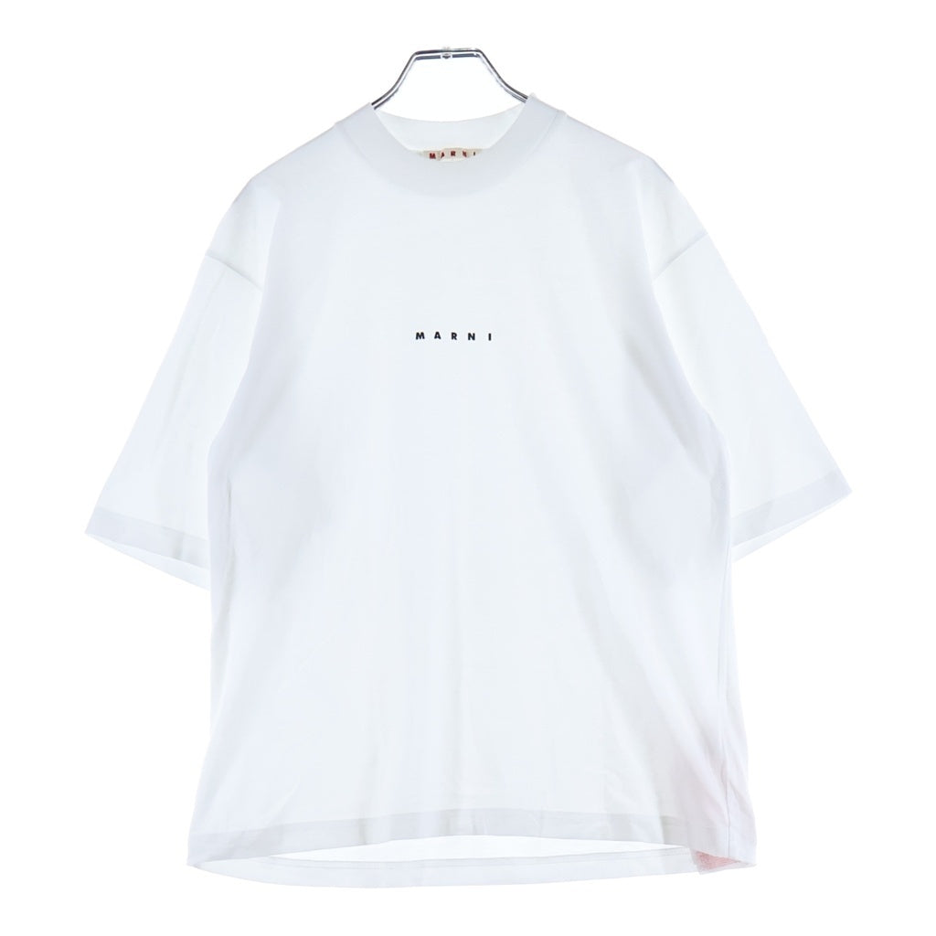 MARNI(マルニ) Logo Oversized Cotton T-Shirts ロゴ オーバーサイズ Tシャツ THJE0263P1 USCS87 ホワイト